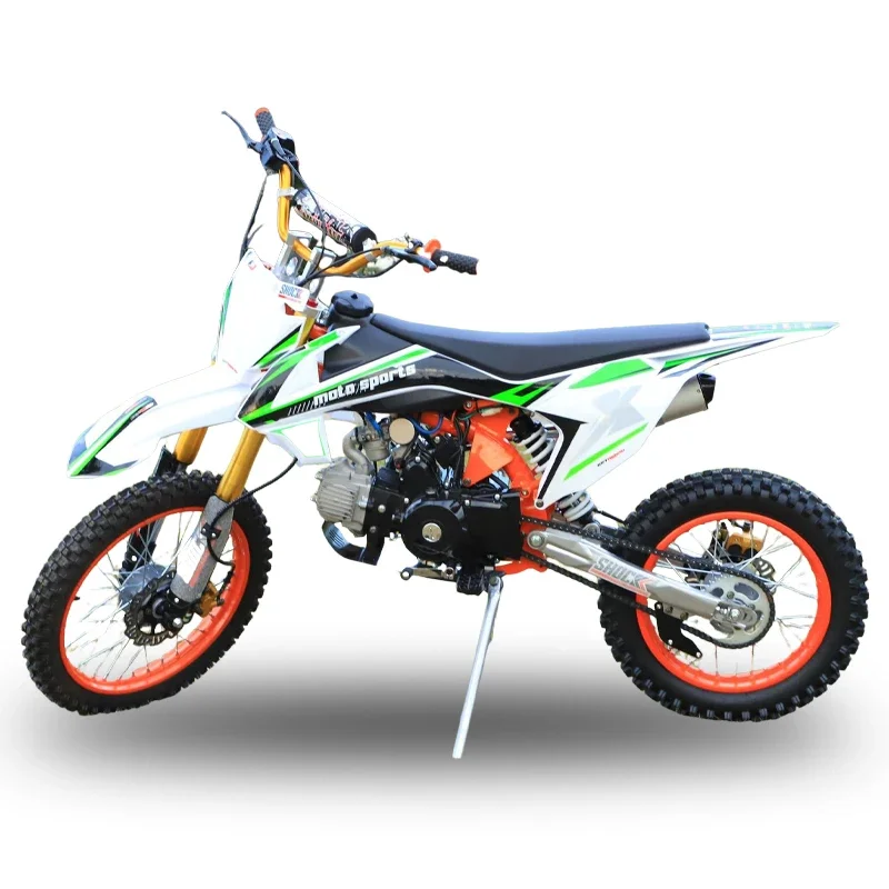 Bike Chain - 大人用チェーンドライブ付き4ストロークモタード自転車,125cc, 17, 14タイヤ