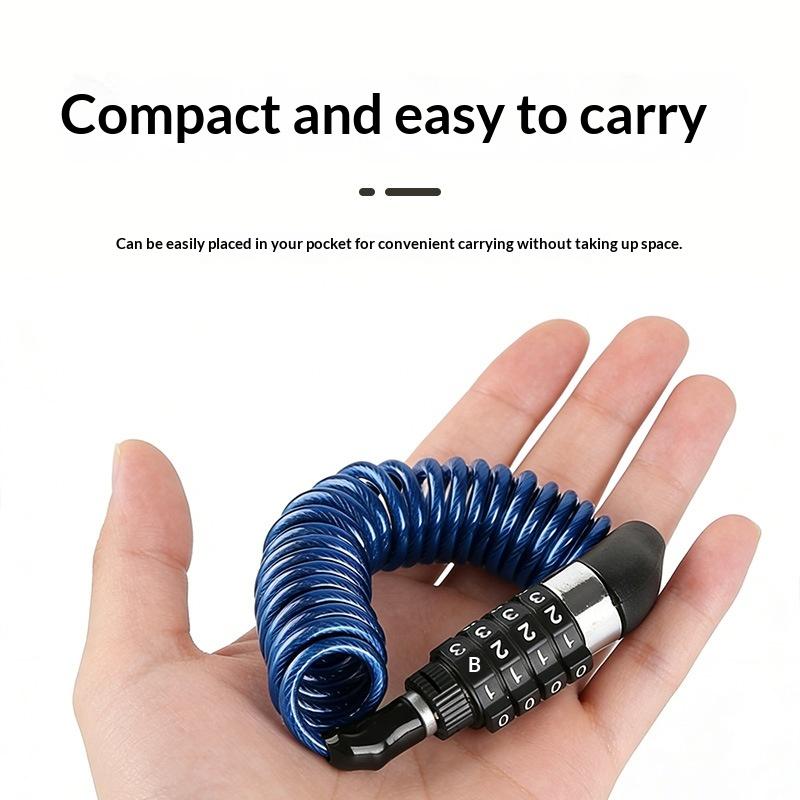 新型バイク・自転車用盗難防止チェーン 4桁パスワード式コンビ - Bicycle Chain のレビューと価格