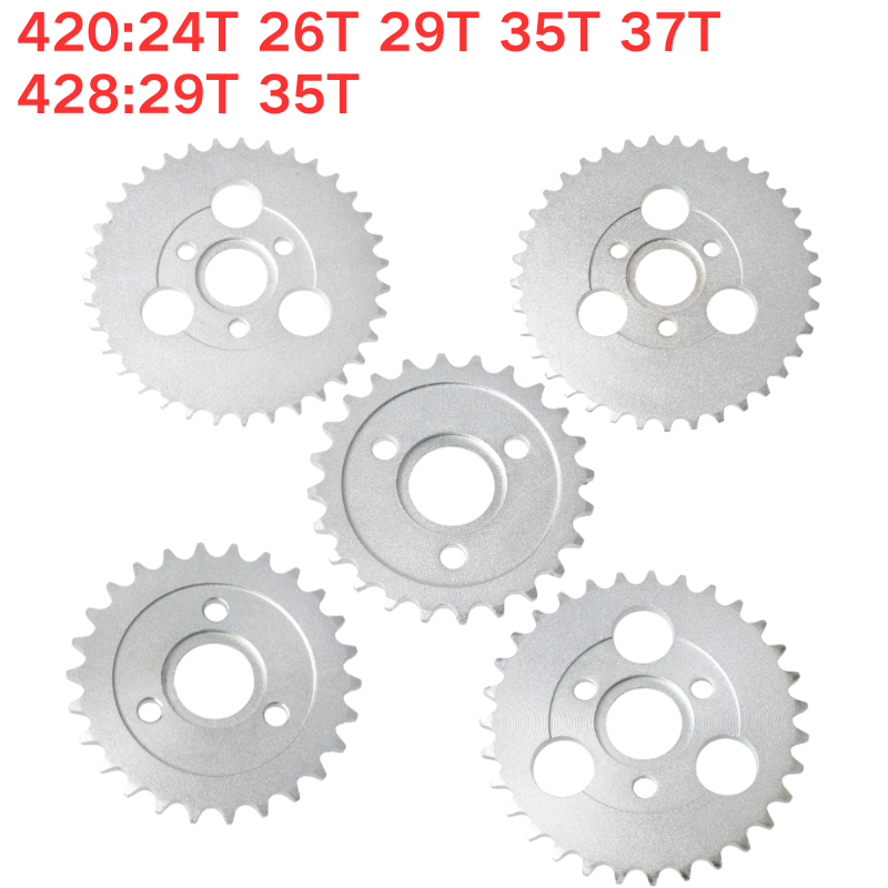 リアドライブスプロケット 420/428 24T/26T/2 - 428 Chain のレビューと価格