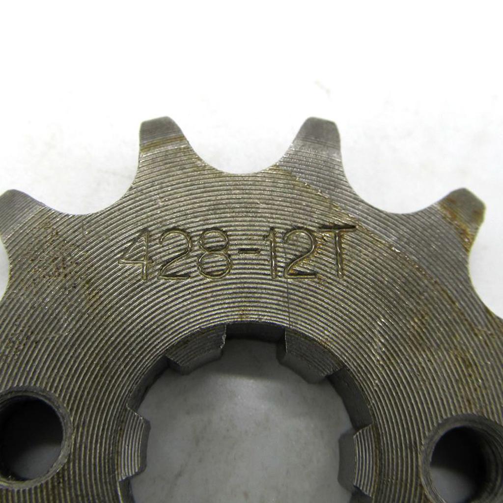 スチール製12Tリアスプロケットコグ、428チェーンガイド交 - 428 Chain のレビューと価格