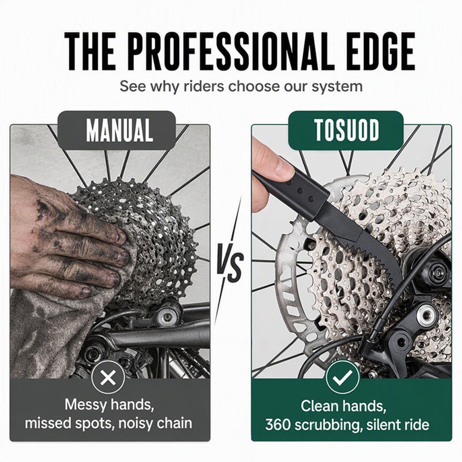 自転車用チェーンクリーナー。サイクリング用ドライブトレインメ - Bicycle Chain のレビューと価格