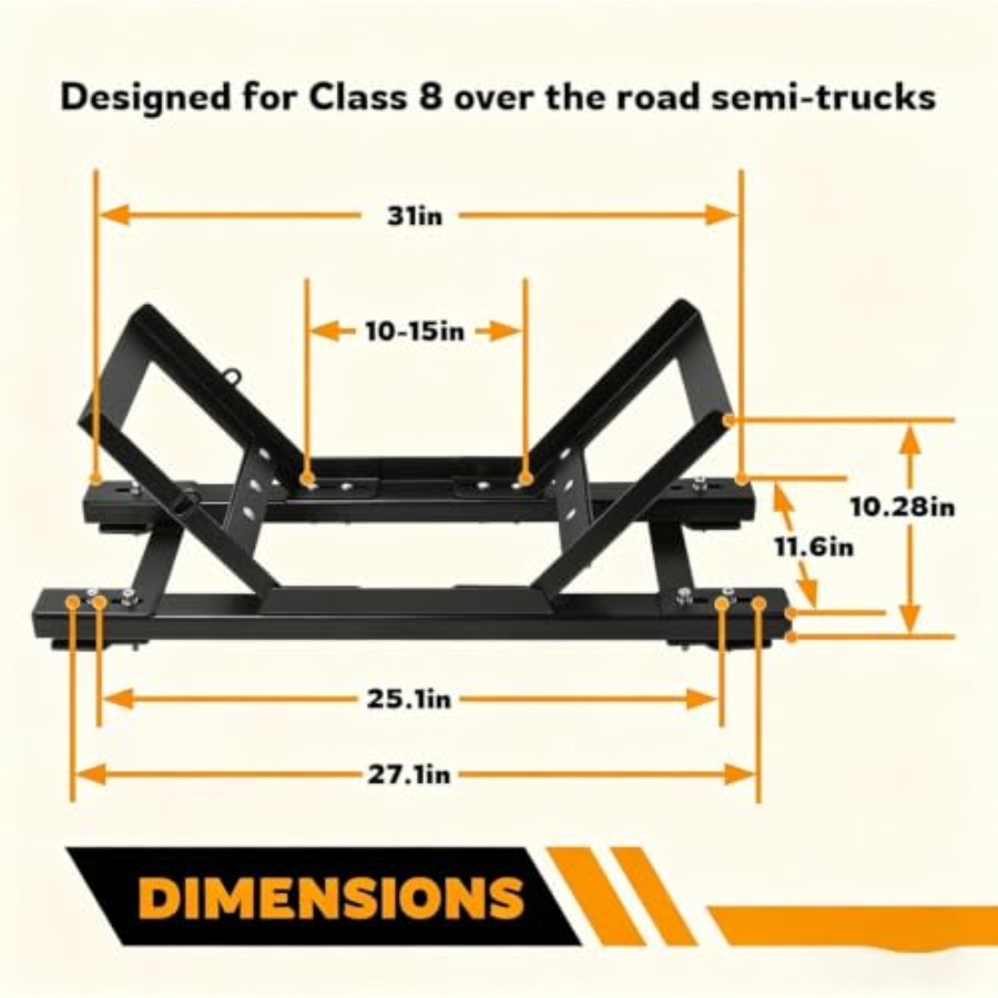 大型トラック用スペアタイヤラック、トレーラー・トラック用、ス - Steel Chain のレビューと価格