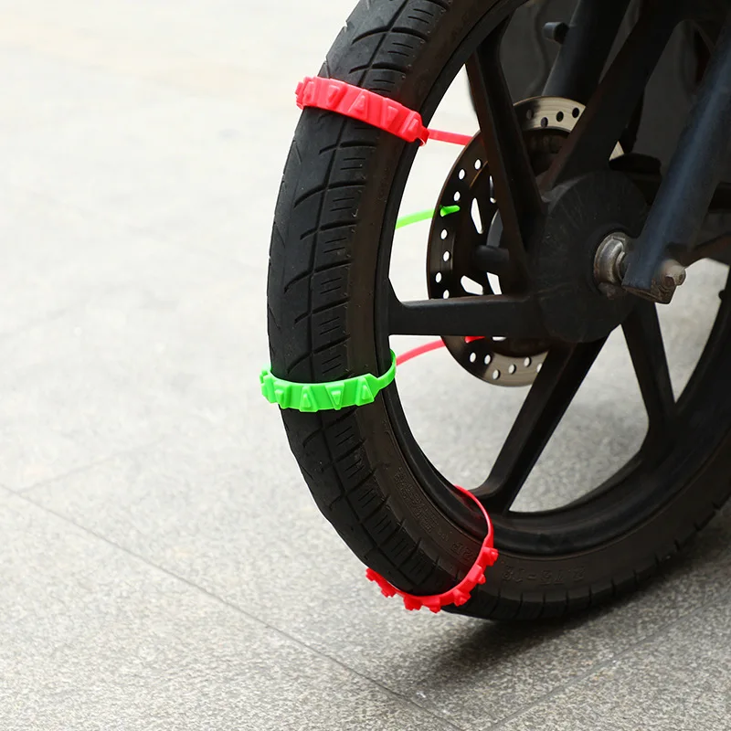 3/5 個アンチスキッドスノーチェーンオートバイ自転車冬タイ - Motorcycle Chain のレビューと価格