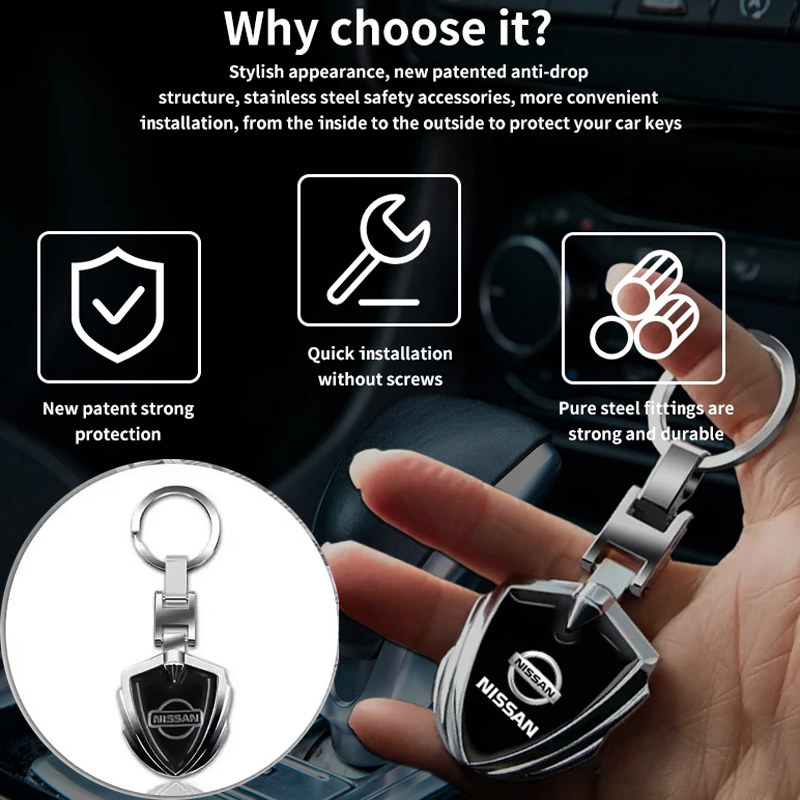 日産車用キーリングホルダー、ビジネスキーチェーンペンダント、 - Xcm Chain のレビューと価格